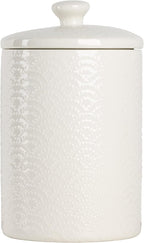 10 Strawberry Street CAN WHT Kitchen Canister Set, 3 Piece, Tide White