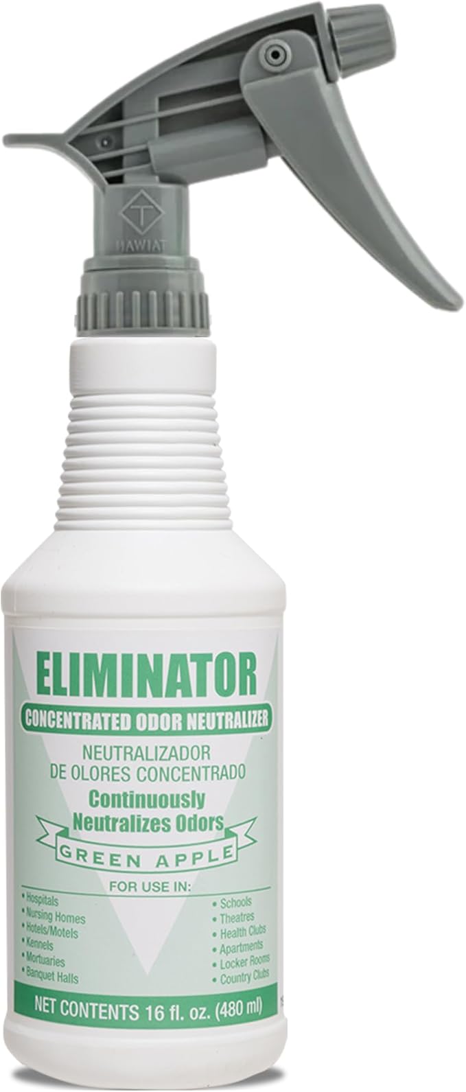 Eliminator Air Freshener and Odor Neutralizer: Industrial-Strength Odor Elimination with Advanced Molecular Technology for 24-Hour Freshness - Transform Your Space Instantly (Green Apple)