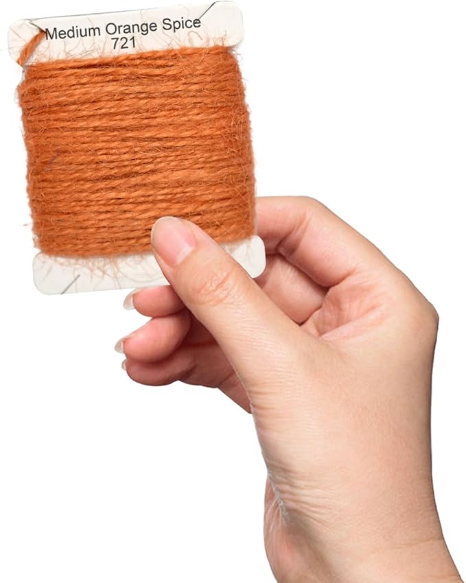 Jute Twine 15m Long Twine String for Crafts Gift Wrapping Packing Gardening Crochet Knitting Macrame Decor (Medium Orange Spice)