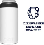YETI Rambler 12 oz. Colster Slim Can Insulator for the Slim Hard Seltzer Cans, White