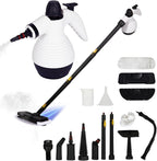 Handheld Steam Cleaner, With 16 Accessories and Safety Lock, Steam Cleaner for Home, Multi-purpose for Cleaning Floors, Dirt, Grease, Grout, Tiles, Floors, Sofas and Car