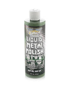 Gliptone Liquid Metal Polish (Medium Grade) 16 Fl Oz, Restores Brilliant Shine to Billet, Aluminum, Diamond Plate, Bronze, Brass, Nickel, Magnesium & Copper, No Ammonia, Acid or Water