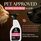 Barkin & Meowson Odor Neutralizing Textile Cleaning Spray 450ml / 15.83 fl.oz - Cleaning Spray for Upholstery, Carpets and Woven Fabrics