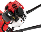 Rototiller Gas Powered, 52CC 2-Stroke Gas Tiller Gas Rototiller Gas Power Garden Tiller Cultivator Mini Gasoline Tiller Hand Push Rotary Cultivator Farmyard Rototiller for Sandy Land Loose