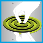 PIC Mosquito Repelling Coils, Outdoor Mosquito Repellent, Up to 3 Hours Protection, 8-Feet Area Coverage, Suitable for Patio, Porch, Backyard & Outdoor Use, 40 Coils (4 Packs of 10)