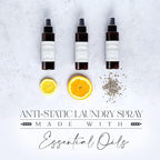 Anti-Static Laundry Scenting Spray with Essential Oils (Lavender, Lemon, Orange) (Orange)