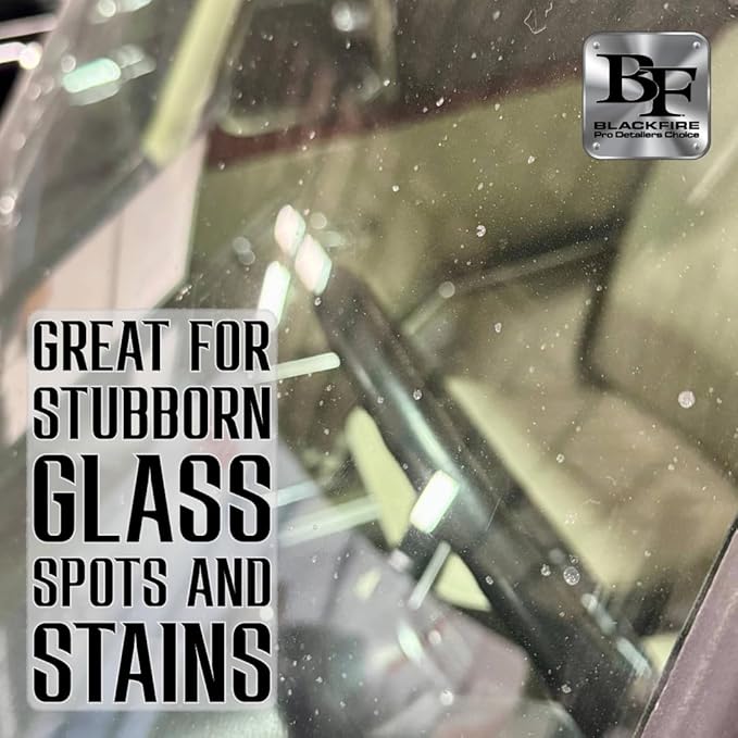 Blackfire Pro Detailers Choice Glass Cleaner | Streak-Free & Ammonia-Free Formula | Safe for Tinted Windows & Automotive Glass | BF-430 | 32 oz Spray Bottle