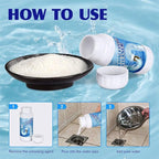 4 Pack Sink Drain Cleaner – Upgraded Safe Powerful Formula for Kitchen Pipes and Household Drain Unclogging