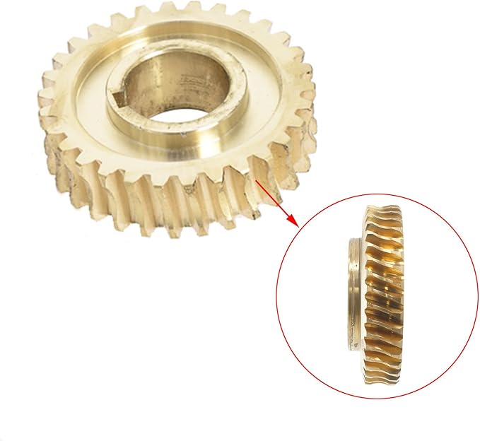 munirater Tine Shaft Gear Bearings Races Spacers Key Worm Gear Kit Replacement for MTD Troy Bilt Horse Tiller GW-11527 GW-1064 1064
