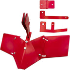 15683 Hiller-Furrower Kit Rear Tine Rototillers for Earthquake, Husqvarna, Southland, Powermate, Troy-Bilt and Cub Cadet Rear Tine Rototillers, Adjustable Wing, Three Kinds of Connection Red