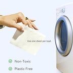 Non-Toxic Dryer Sheets Eco Friendly, Paraben Free, Plant Based | Softens & Removes Static, Healthy dryer sheets - 40 Sheets (VELVET ROSES)