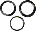 Quality Black Long Lasting Bonsai Training Wire Set of 3 Sizes - 1.0mm, 1.5mm, 2.0mm (32 Feet Each Size)