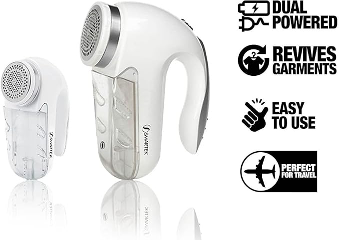 Smartek Fabric Shaver Fuzz Remover, Electric Lint Remover for Clothes, Sweater Shaver to Remove Pilling, Couch Cleaner