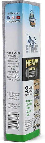 Compac Home Magic-Stone Heavy Duty Cleaning Stick - Easily Scrubs/Removes Paint, Cement, Encrusted Dirt, Rust, Grease, from Wood, Stone, Ceramic Floor Tiles, 1 Count