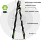 WORKPRO 28" Anvil Lopper for Gardening, Long handle Branch Cutter with 1.6" Cutting Capacity, Heavy-Duty Pruning Shear Featuring Gear System for Tree Trimming, Handheld Garden Shear with Sharp Blade