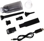 GajetNest Handheld Mini Portable Compact Car Vacuum Cleaner & Blower 2-in-1 with HEPA Filter, Lightweight Design, 25-Minute Running Time, Cordless Rechargeable Crevice Tool - 9000 PA Suction
