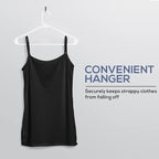 Utopia Home Plastic Hangers 200 Pack - Space Saving Clothes Hanger - Durable & Strong Closet Organizers and Storage with Built-in Strap Hooks - Essential for Shirts, Pants, Skirts & Coats (White)