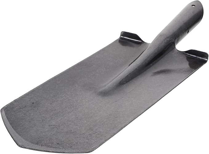 Heavy Duty Metal Garden Spade and Planting Shovel for Digging with Narrow Pointed Tip, Manganese Steel Thickened Mini Spade for Gardening and Tree Planting Tools