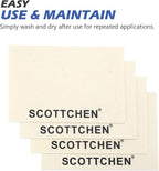 SCOTTCHEN 4Pcs Wool Cloths for Buffing,Polishing and Lapping, 6" x 4" x 1.55mm,Ideal for Lapidary, Jewelry,Glass,and Metalworking ect.