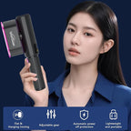 Portable Travel Steamer for Clothes, Fast Wrinkle Remover Garment Steamer for Home & Travel, 2-in-1 Iron & Steam with 90°Rotatable Head, Handheld Iron Steamer with 100ml Water Tank