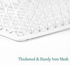Magnetic Dryer Ball Holder For Laundry Room Organization And Storage, Metal Hanging Lint Bin Basket, Iron Mesh Dryer Ball Container Box Organizer
