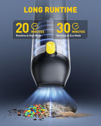 AUXITO Car Vacuum Portable Cordless 14000Pa Powerful Suction, Handheld Vacuum Blow & Suction 2 in 1, Small Vacuum Cleaner Hand Held Vacuum for Car, Home, Pet, Office (Black)