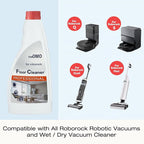 Floor Cleaning Solution Compatible With Roborock Robot Vacuum And Mop Cleaner， Deep Cleans For Multiple Hard Floors, Suitable With All Robot Vacuums With Mopping (2 Bottle)