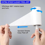 BAILALIBO Lint Rollers for Pet Hair Extra Sticky, 1100 Sheets Mega Value Set, Lint Remover for Clothes, Couch, Carpet, Dog & Cat, Furniture, Mini Travel Refills, for Daily Cleaning Tool