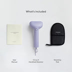 Steamery Handheld Clothes Steamer Cirrus X, 1200W, Steam Output 20g/min, Heat up in 20 Seconds, Portable, Minimalistic, Scandinavian design, Purple
