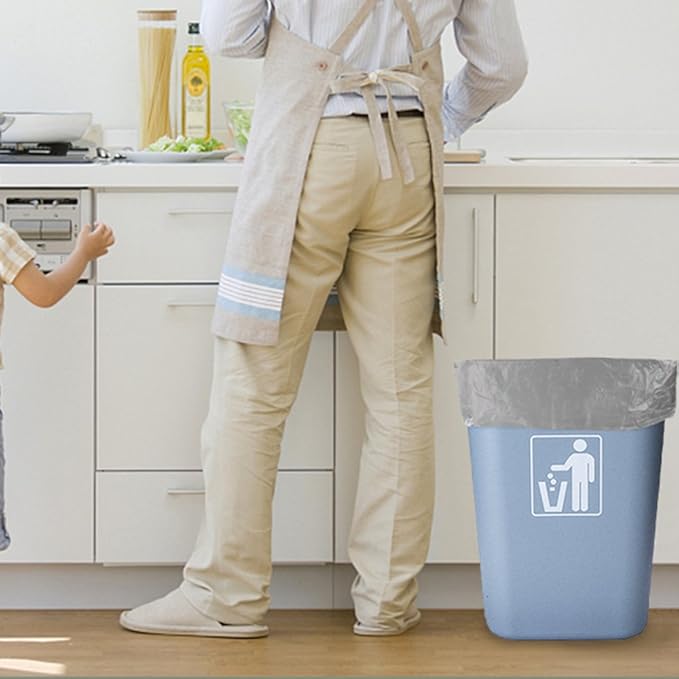 Anbers 6 Gallon Trash Bags, Grey, 140 Counts