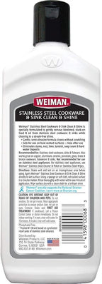 Weiman Stainless Steel Sink and Pots & Pans Cleaner and Polish