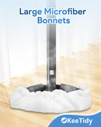 Steam Cleaner Handheld Attachments Compatible with Dupray Neat Steam Cleaners - 2 Pack Large Rectangle Bonnets + 4 Pack Small Triangle Bonnets Reusable Microfiber Steam Cleaner Pads Mop Accessories