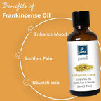 Frankincense and Myrrh Essential Oil, 100% Pure Undiluted Essential Oil for Skin, Hair, Aromatherapy - 1 oz (Pack of 2)