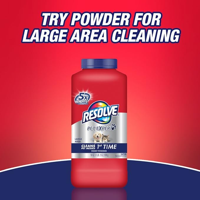 Resolve - 0-19200-00619-4 0-1920088365 High Traffic Carpet Foam Used to Clean, Freshens, Softens and Removes Stains, 132 oz, 1.38 lb. (Pack of 6)