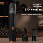 Mini Vacuum Cleaner Cordless Handheld, Portable Desk Vacuum for Coffee Grounds and Keyboard Dust, Rechargeable Small Car Vacuum, 42000 RPM Motor