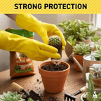 SteadMax 3/6 Pairs Cleaning Gloves, Reusable Natural Rubber Dish Gloves, Non-Slip Gloves for Kitchen and Household