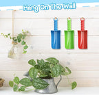 3 PCS Thick 9" Beach Shovel Spade Scoop Trowel Sand Toys for Kid Toddler Adult, Plastic Heavy Duty Garden Digging Planting Shovel Tool Kit Sandbox Toys Gift Set Party Favor