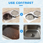 2026 Upgraded Sink Drain Cleaner, Multi-functional Sink and Drain Cleaner Powder Cleaning, Drains Foam Cleaner, Powerful Pipe Dredging Agent for Home Kitchen Toilet (1Pcs)
