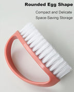 Small Scrub Brush for Cleaning - 4 Pack Scrubbing Brushes with Stiff Nylon Bristles Heavy Duty Cleaning Brush Multi-Purpose Scrub Brushes for Household Cleaning-Small Size