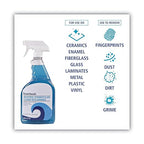 Boardwalk BWK37112A Industrial Strength Glass Cleaner with Ammonia, 32 oz Trigger Bottle (Case of 12)