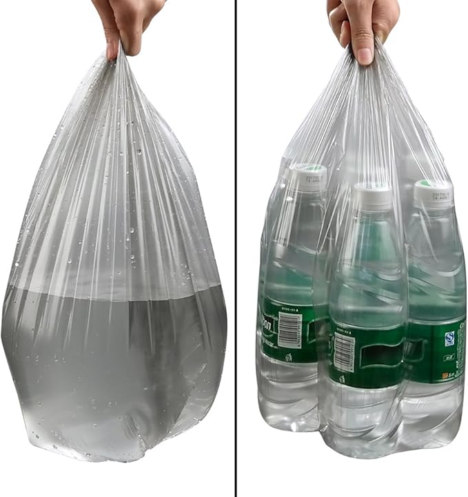 Anbers 6 Gallon Trash Bags, Grey, 140 Counts