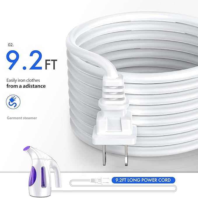 HiLIFE Steamer for Clothes, Portable Handheld Design, 240ml Big Capacity, 700W, Strong Penetrating Steam, Removes Wrinkle, for Home, Office and Travel(ONLY FOR 120V)