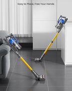 Cordless Vacuum Cleaner, 48KPA 580W 70Mins Cordless Vacuum with Dual Handle, Stick Vacuum with Aroma Tablet, Anti-Tangle Brush, Rechargeable Wireless Vacumm for Carpets/Hard Floors/Pet Hair