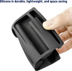 Soap Dish for Shower, Bathroom & Kitchen – Non-Slip, Self-Draining Design to Keep Soap Dry, Extend Soap Life – Easy to Clean, Compact & Durable (Black (Medium, 1 pcs)