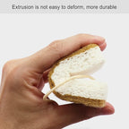 Kitchen Dishwashing Sponge Individually Wrapped Sponges, Bulk Non Scratch Scouring Pad Odor-Free Dish Sponges for Washing Dishes Wipes (Pack of 500 - Yellow)