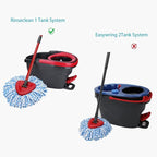 4 Pack Spin Mop Replacement Heads Compatible with O Cedar EasyWring Spin Mop,Microfiber Spin Mop Refills, Easy Cleaning Floor Mop Head Replacement