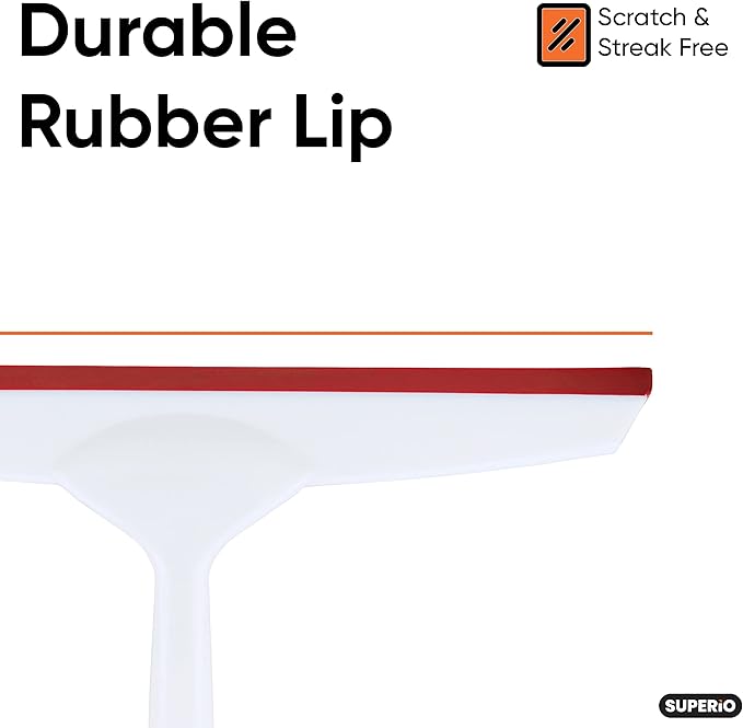 Superior "10 Window Squeegee Red Grip Handle