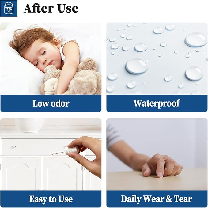 White Paint Multi Surface Semi-Gloss White Touch Up Paint Repair for Wall,Door,Cabinets,Wood,Furniture, Appliance,Tile,Porcelain,Touch Up Paint Pen for Refrigerators,Washers,Dishwashers,Microwave,Oven