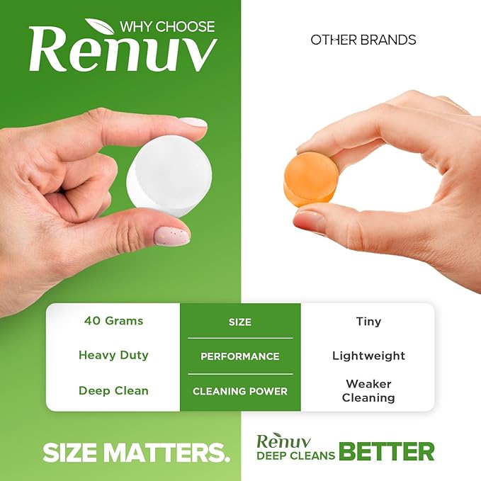 Renuv Garbage Disposal and Washing Machine Cleaner Bundle and Save!