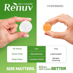 Renuv® Washing Machine Cleaner + Dishwasher Cleaner + Garbage Disposal Cleaner - Heavy Duty Kitchen Appliance Deep Cleaning, Descaling
